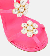 Giambattista Valli Jaipur embellished satin sandals