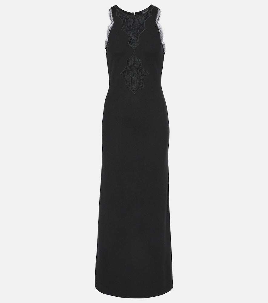 Giambattista Valli Lace-trimmed midi dress. Giambattista Valli 蕾丝边饰中长连衣裙