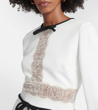Giambattista Valli Lace-trimmed minidress
