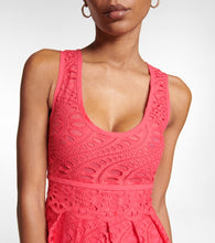 Giambattista Valli Macramé midi dress