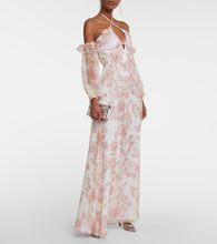 Giambattista Valli Off-the-shoulder floral silk gown