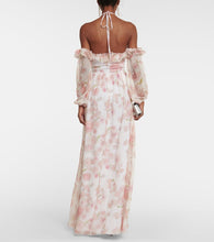 Giambattista Valli Off-the-shoulder floral silk gown
