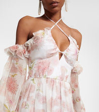 Giambattista Valli Off-the-shoulder floral silk gown