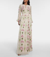 Giambattista Valli Pens√É¬©es Sauvages silk gown