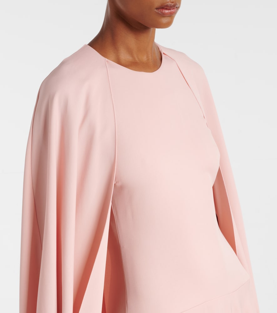 Giambattista Valli Pleated caped gown