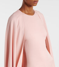Giambattista Valli Pleated caped gown