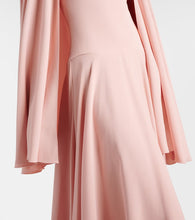 Giambattista Valli Pleated caped gown