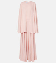 Giambattista Valli Pleated caped gown. Giambattista Valli 褶裥斗篷礼服