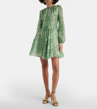Giambattista Valli Printed silk georgette minidress