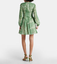 Giambattista Valli Printed silk georgette minidress