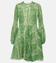 Giambattista Valli Printed silk georgette minidress. Giambattista Valli 印花真丝乔其纱迷你连衣裙