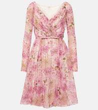 Giambattista Valli Printed silk georgette minidress. Giambattista Valli 印花真丝乔其纱迷你连衣裙