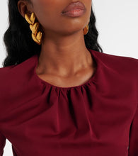 Giambattista Valli Ruffled silk crêpe minidress
