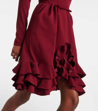 Giambattista Valli Ruffled silk crêpe minidress