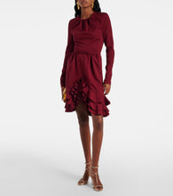 Giambattista Valli Ruffled silk  minidress