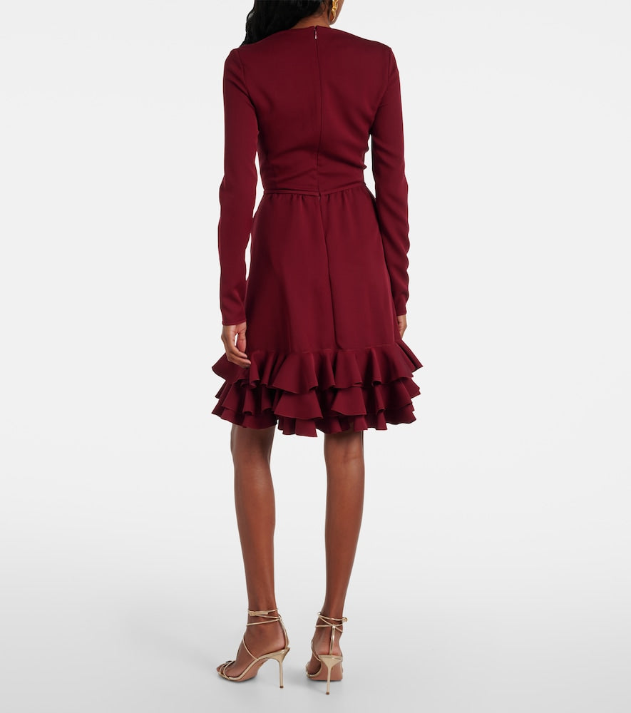 Giambattista Valli Ruffled silk  minidress