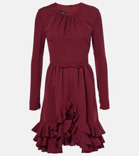 Giambattista Valli Ruffled silk  minidress. Giambattista Valli 荷叶边真丝迷你连衣裙