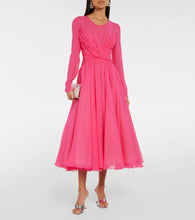 Giambattista Valli Silk georgette midi dress