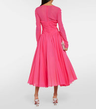 Giambattista Valli Silk georgette midi dress