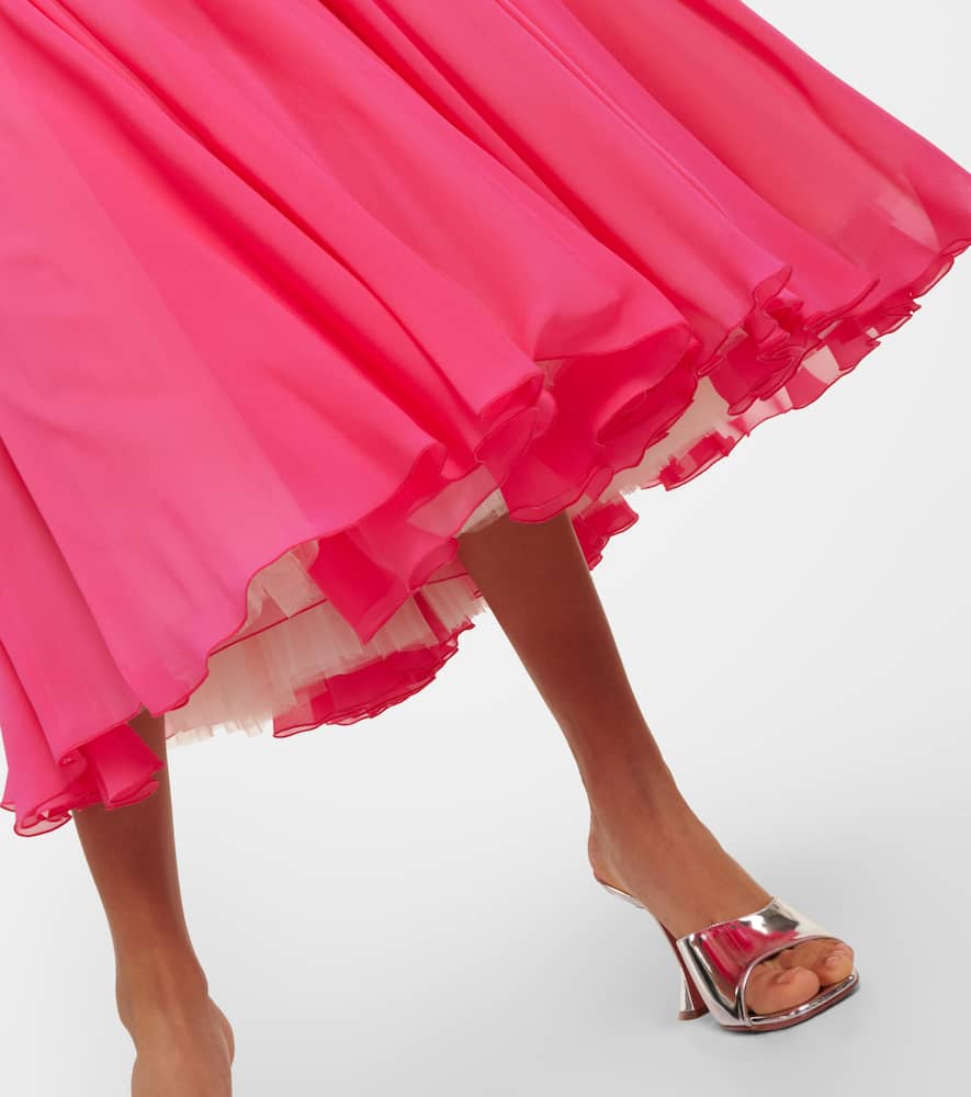 Giambattista Valli Silk georgette midi dress