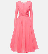 Giambattista Valli Silk georgette midi dress