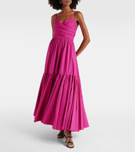 Giambattista Valli Tiered cotton poplin gown