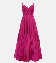 Giambattista Valli Tiered cotton poplin gown. Giambattista Valli 分层式棉质府绸礼服