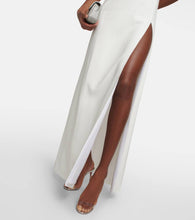Giambattista Valli Tulle-trimmed asymmetric gown
