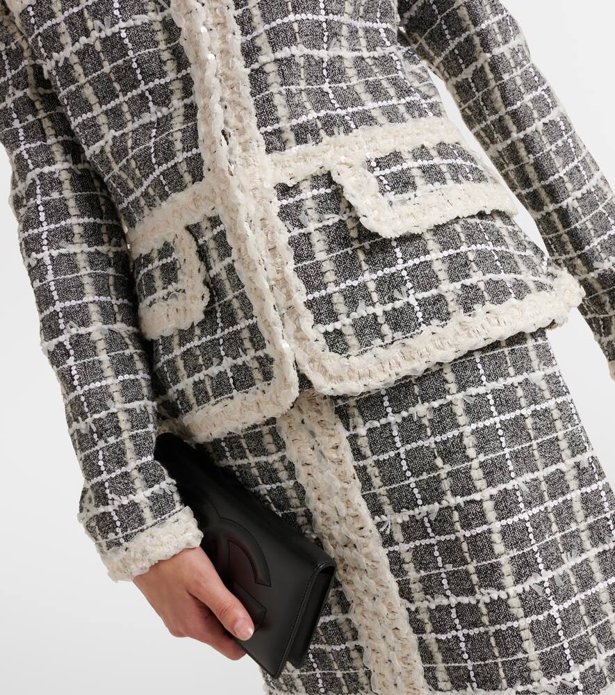 Giambattista Valli Wool-blend boucl√É¬© jacket