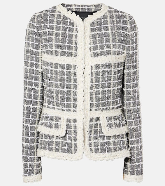 Giambattista Valli Wool-blend boucl√É¬© jacket