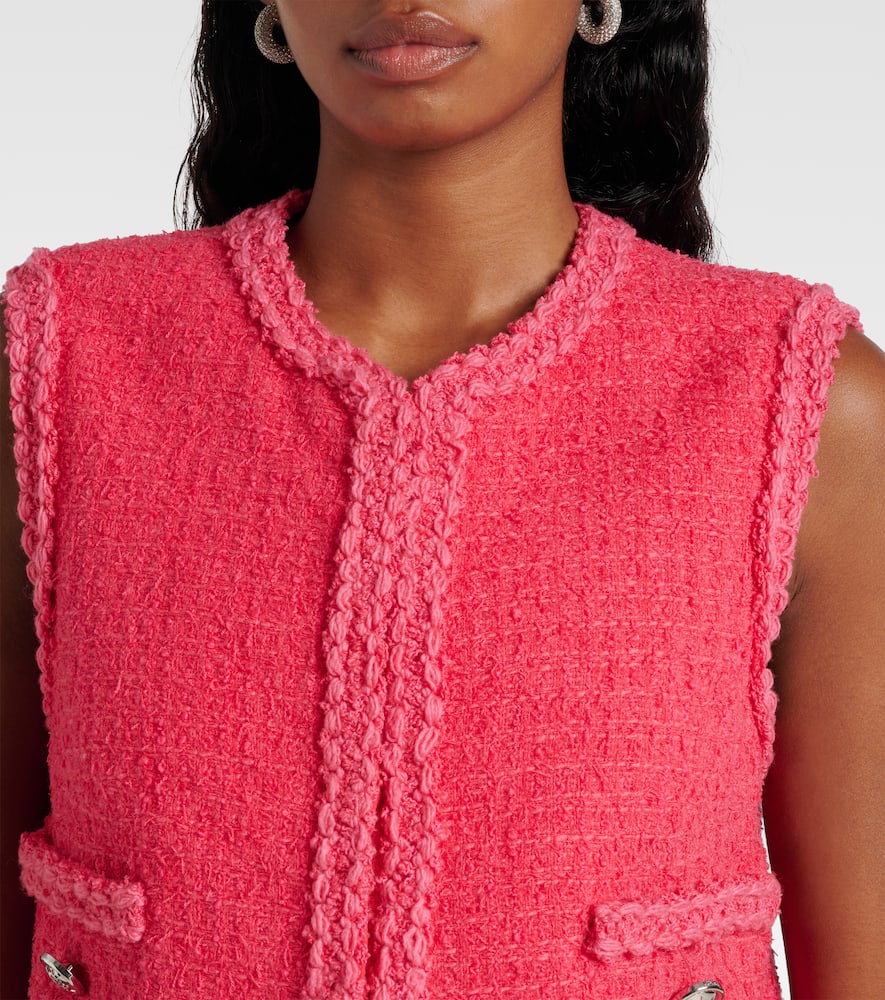 Giambattista Valli Wool-blend boucl√É¬© vest