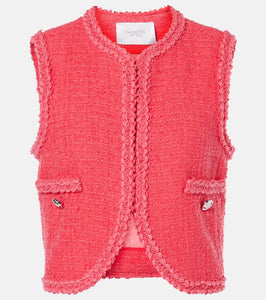 Giambattista Valli Wool-blend boucl√É¬© vest