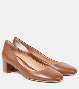 Gianvito Rossi 45 leather pumps