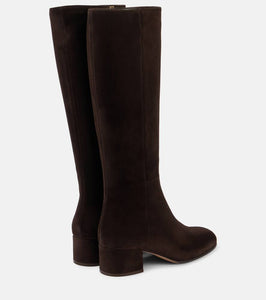 Gianvito Rossi 45 suede knee-high boots