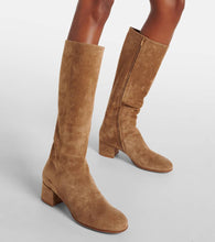 Gianvito Rossi 45 suede knee-high boots