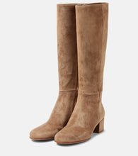 Gianvito Rossi 45 suede knee-high boots