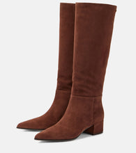 Gianvito Rossi 45 suede knee-high boots