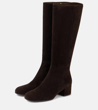 Gianvito Rossi 45 suede knee-high boots