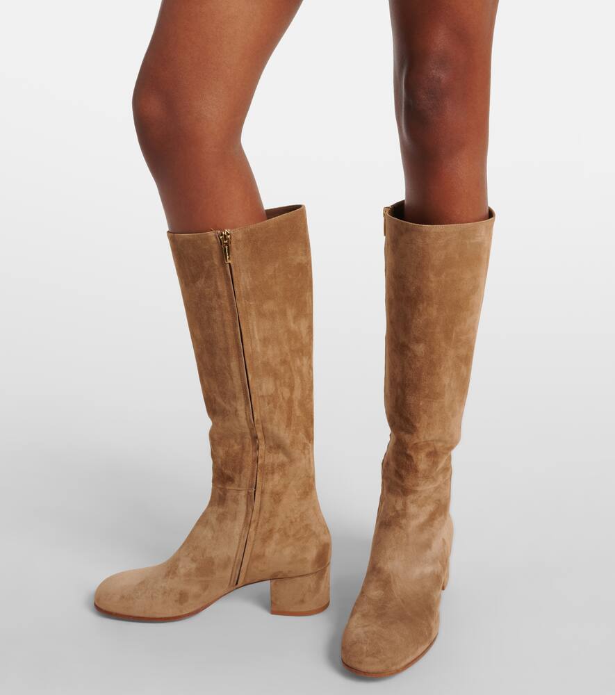 Gianvito Rossi 45 suede knee-high boots