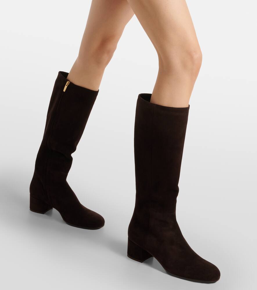 Gianvito Rossi 45 suede knee-high boots