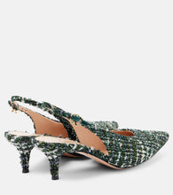 Gianvito Rossi 55 Bouclé slingback pumps