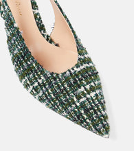 Gianvito Rossi 55 Bouclé slingback pumps