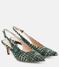 Gianvito Rossi 55 boucl√É¬© slingback pumps - Gianvito Rossi 55 boucl√É¬© 露跟高跟鞋