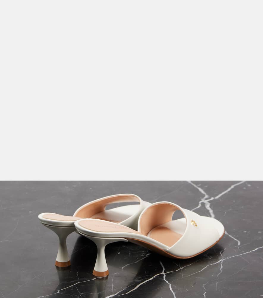 Gianvito Rossi 55 leather mules