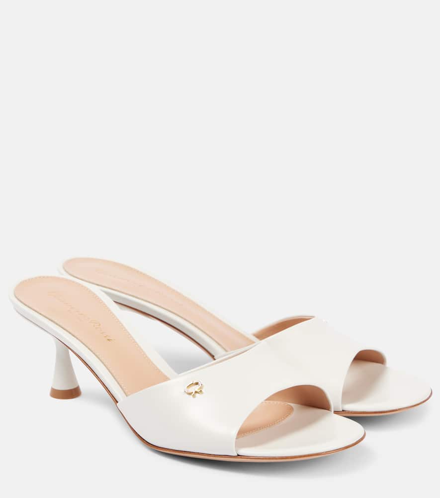 Gianvito Rossi 55 leather mules