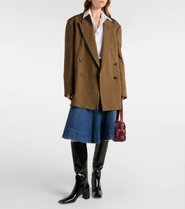 Gianvito Rossi 55 patent leather knee-high boots