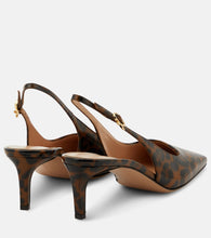 Gianvito Rossi 55 patent leather slingback pumps