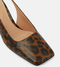 Gianvito Rossi 55 patent leather slingback pumps