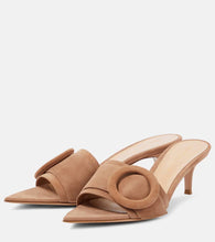 Gianvito Rossi 55 suede mules