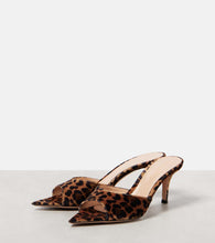 Gianvito Rossi 70 leopard-print velvet mules